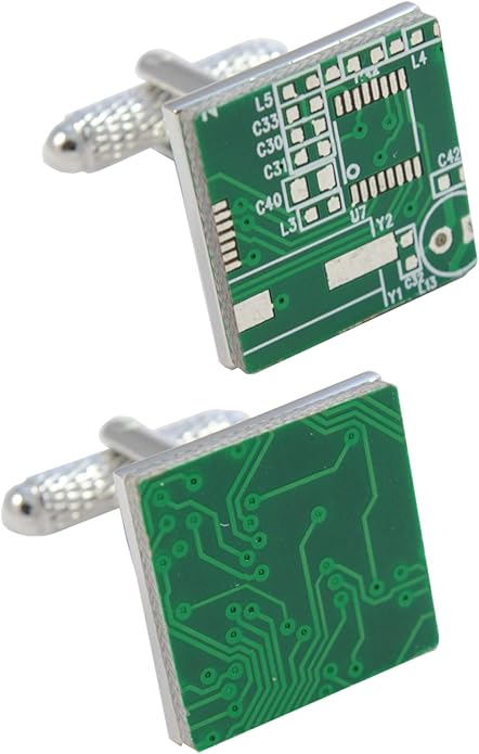 Luxury Circuit board Cufflinks for Men