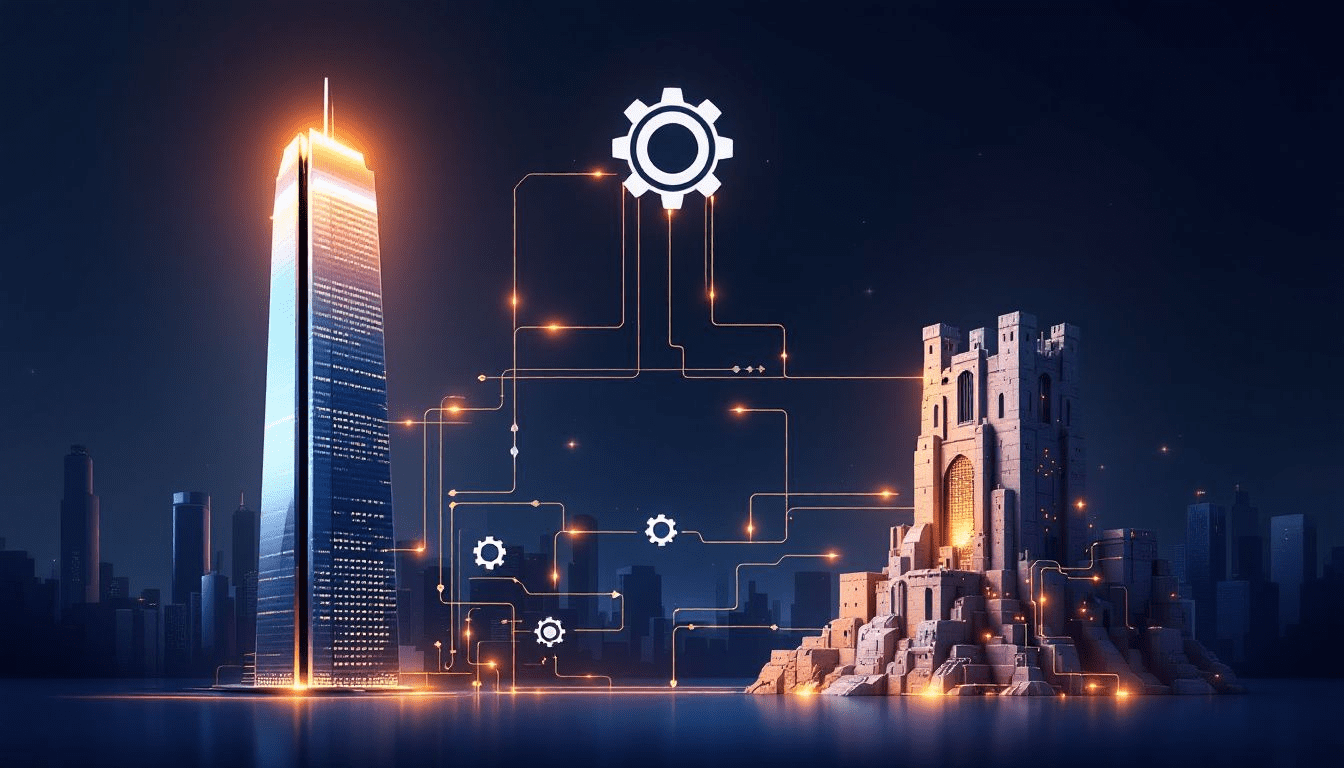 A visual comparison of a host vs server highlighting their core differences.